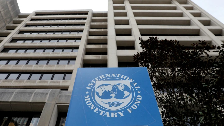 The International Monetary Fund (IMF) headquarters building is seen in Washington, U.S., April 8, 2019. REUTERS