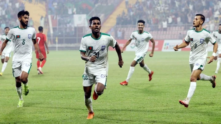 Bangladesh beat Maldives 2-1