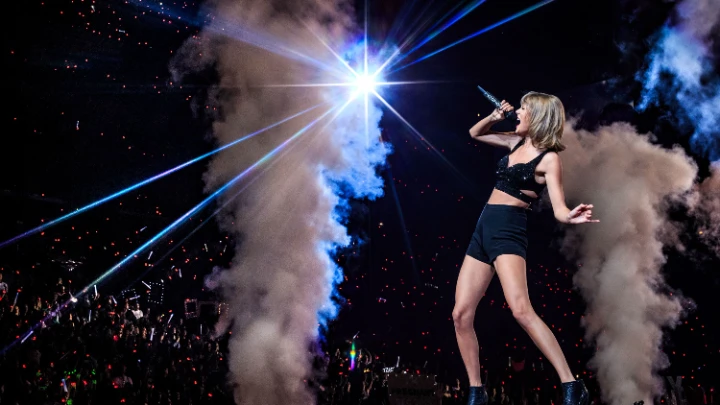 Taylor Swift performs at the Staples Center in Los Angeles in 2015. Christopher Polk/TAS/Getty Images