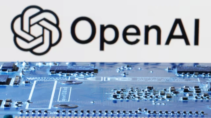 OpenAI logo is seen near computer motherboard in this illustration taken January 8, 2024. REUTERS/Dado Ruvic/Illustration/File Photo