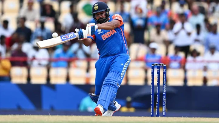 Rampaging Rohit leads India into semis, Australia on the brink