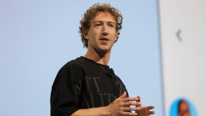 "It's time to get back to our roots around free expression," Meta CEO Mark Zuckerberg said in a video statement regarding the recent changes. Photo: Reuters/Manuel Orbegozo/File Photo