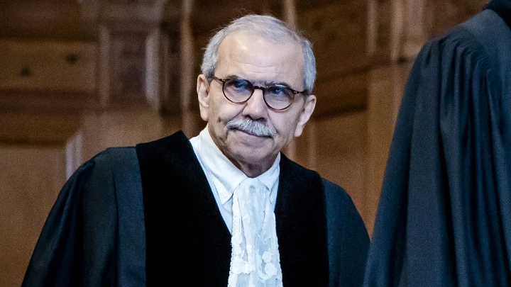 Nawaf Salam during an International Court of Justice hearing in May 2024 Hollandse Hoogte/Shutterstock