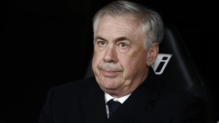 Real Madrid coach Carlo Ancelotti before the Copa del Rey round of 16 match between Real and Celta Vigo at Santiago Bernabeu in Madrid on January 16, 2025. Photo: Reuters