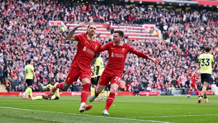 Liverpool is now 15 points clear atop the English Premier League table. Liverpool FC/Getty Images